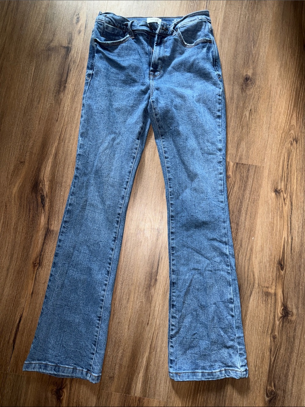 Classic Women's Blue Denim Jeans - flare